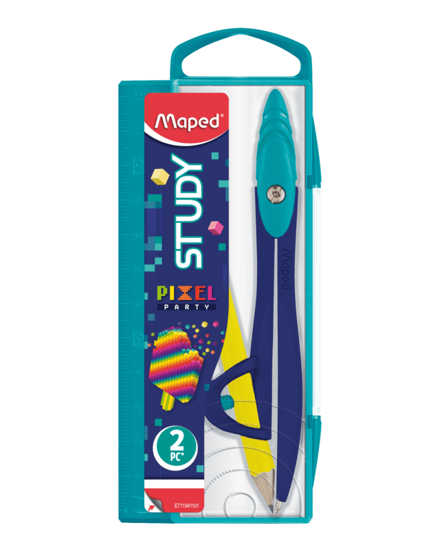 COMPAS STUDY A CRAYON PIXEL PARTY MAPED