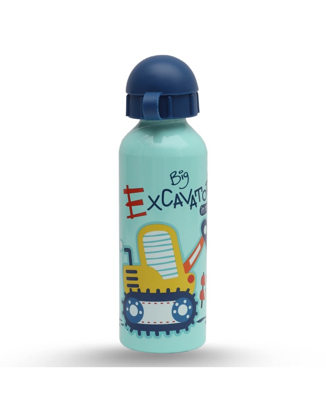 BOUTEILLE D'EAU 500ML METAL - MUST TEAM - BIG EXCAVATOR