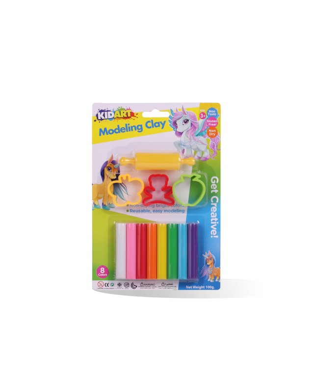 PATE A MODELER DE 8 + KAL + MOULES KIDART