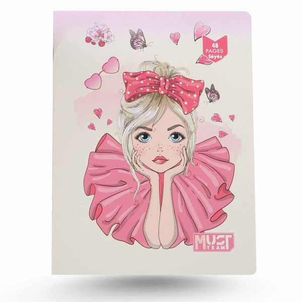 CAHIER SUPER N°12 MUST TEAM - PRETTY GIRL