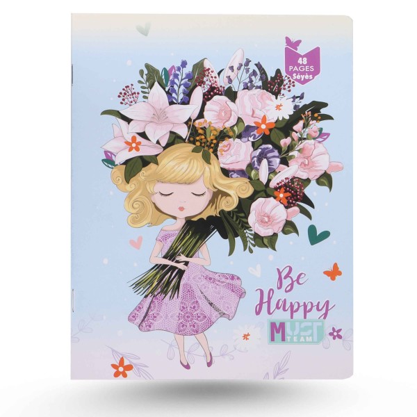 CAHIER SUPER N°12 MUST TEAM - BE HAPPY