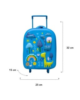 SAC A DOS ENFANT A CHARIOT ROBUSTA - LAPIN