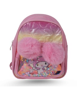 SAC A DOS ENFANT + POMPONS