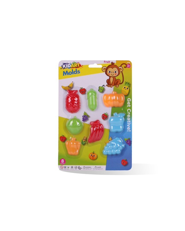 BLISTER 8 MOULE FRUIT KIDART