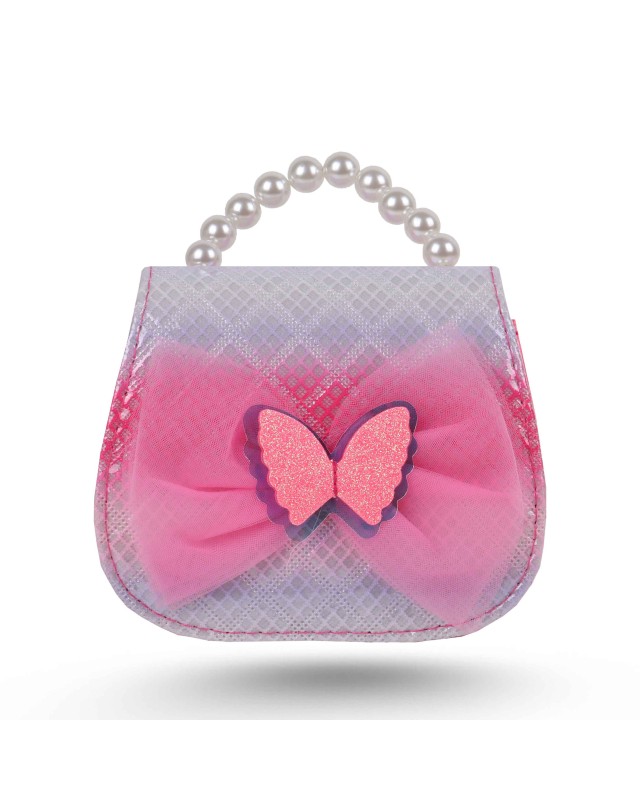SAC A MAIN ENFANT PAPILLON TULE