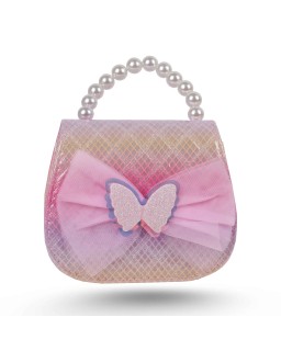 SAC A MAIN ENFANT PAPILLON TULE