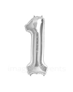 Chiffre Gonflable 32 Cm Argent
