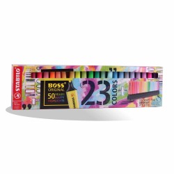 POCH DE 23 FLUO BOSS STABILO