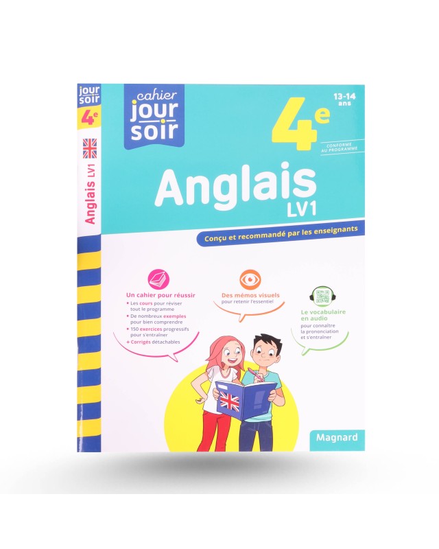 CAHIER JOUR SOIR ANGLAIS 4EME