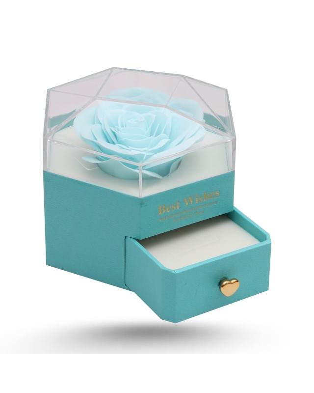 COFFRET FLEUR + PORTE BIJOUX FORME