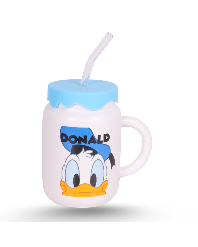 Tasse Céramique Disney + Paille