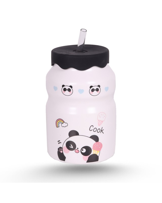 Tasse En Céramique Cute Panda + Paille