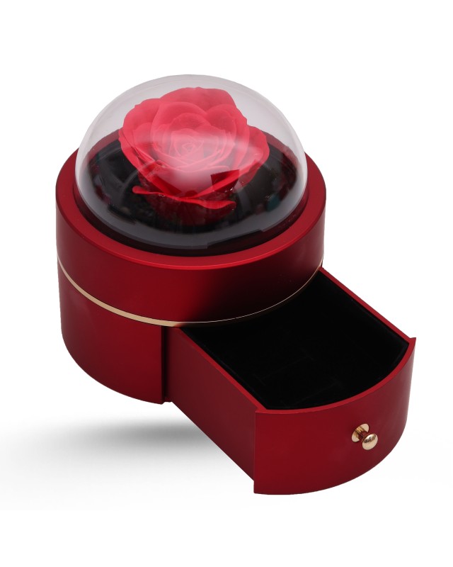 Coffret Bague Rond + Fleur