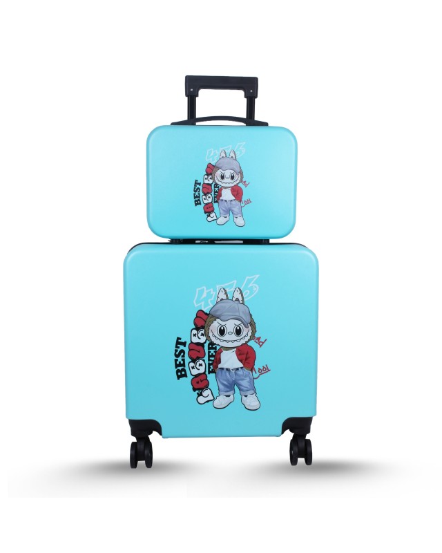 VALISE DISNEY CARRE 35 LITRES - 2 PIÈCES - LABUBU