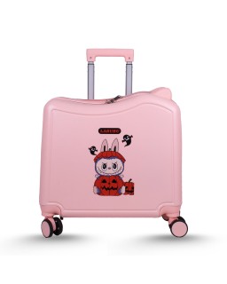 VALISE DISNEY CARRE 35 LITRES - LABUBU ROSE