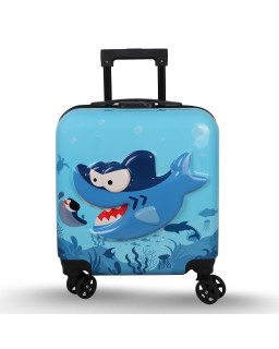 VALISE ENFANT CARRE DISNEY 3D 28L - SHARK