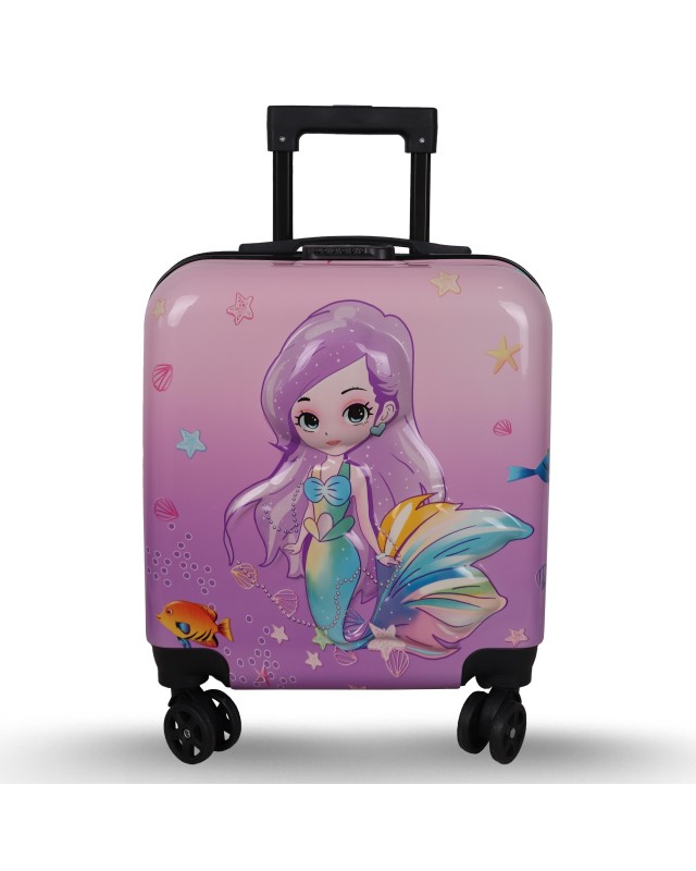 VALISE ENFANT CARRE DISNEY 3D 28L - SIRENE