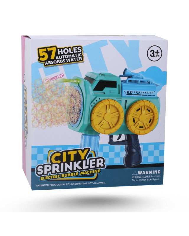 Pistolet Bubble 57holes Rechargeable - City 2