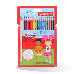 CRAYON COUL 18/18 COLOR FONCEE STABILO