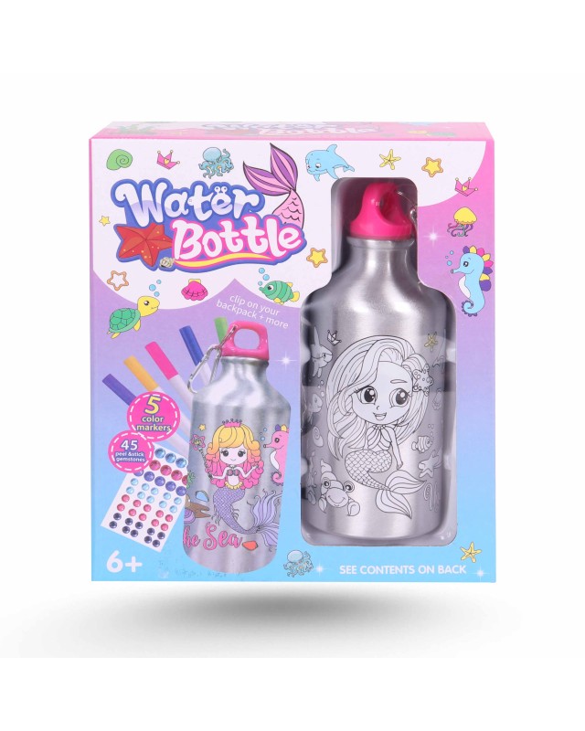 BOUTEILLE D'EAU METAL + 5 COLORS FA1125-05