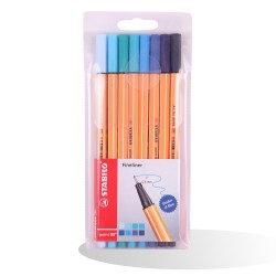 POCH 8 FEUTRE 88 BLEU STABILO