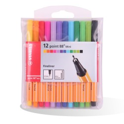 POCH 12 FEUTRE FINE 88 MINI STABILO
