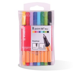 POCH 8 FEUTRE FINE 88 MINI STABILO