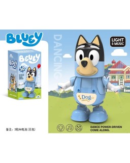 Jeux chien "Bluey Dancing" avec lumière