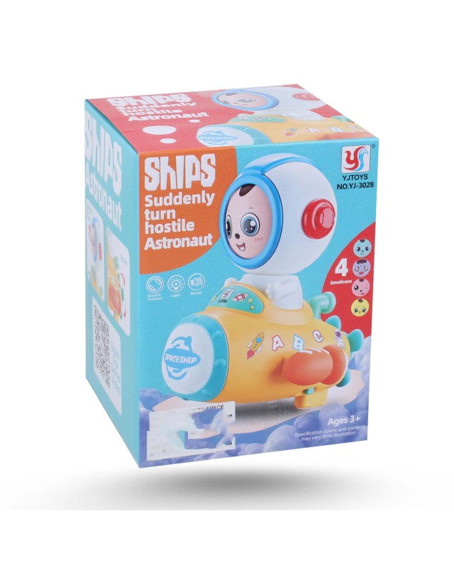 Jouet d'astronaute mignon à visage changeant