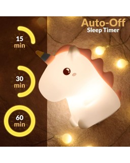 LAMPE LED SILICONE UNICORN