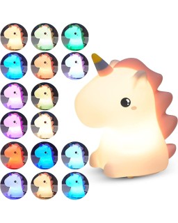 LAMPE LED SILICONE UNICORN