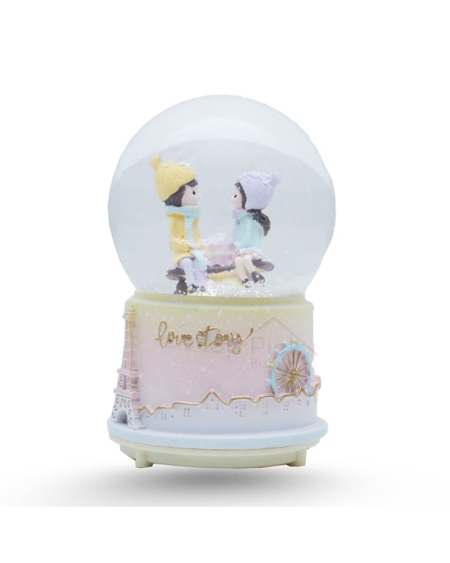BOULE DE NEIGE GRAND MODELE - LOVE STORY