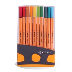 BOITE 20 FEUTRE FINE 88 COLORPARADE STABILO