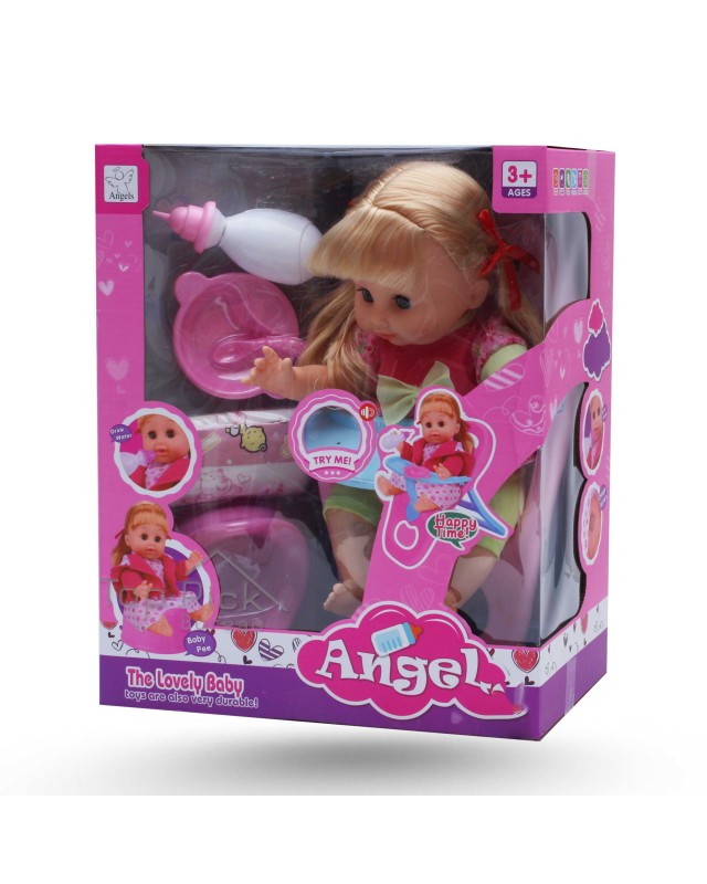COFFRET POUPEE + ACC + CHAISE ANGEL