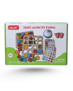 Jeu Educatif - Formes En Bois