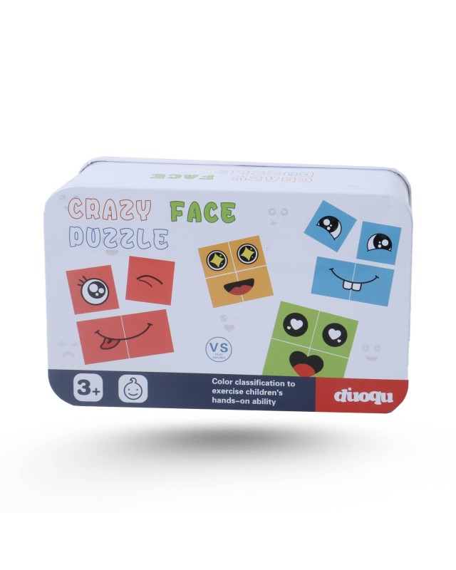 Puzzle Crazy Face En Bois