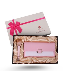 COFFRET PORTE FEUILLE + MONTRE JESOU