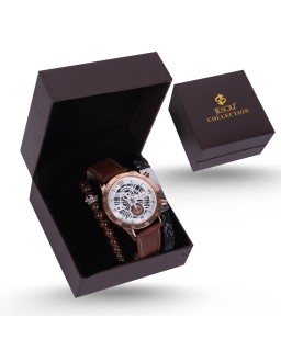 COFFRET MONTRE + 2 BRACELET JESOU TOP1735-1