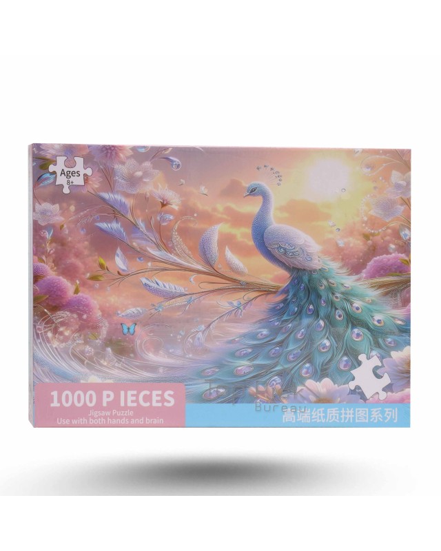 Puzzle 1000 Pièces - Paon stylisé