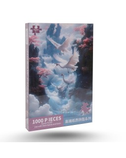 Puzzle 1000 Pièces - Les Grues Blanches