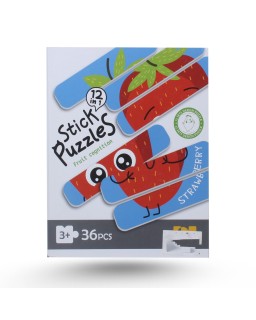 Puzzle Stick 12en1 - Cognition Des Fruits
