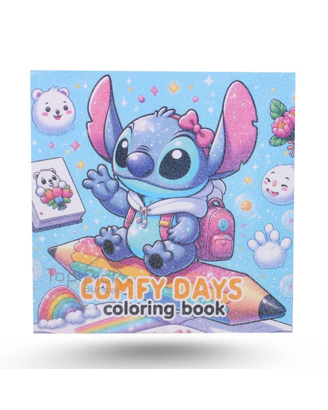 Livre De Coloriage - Comfy Days - Stitch