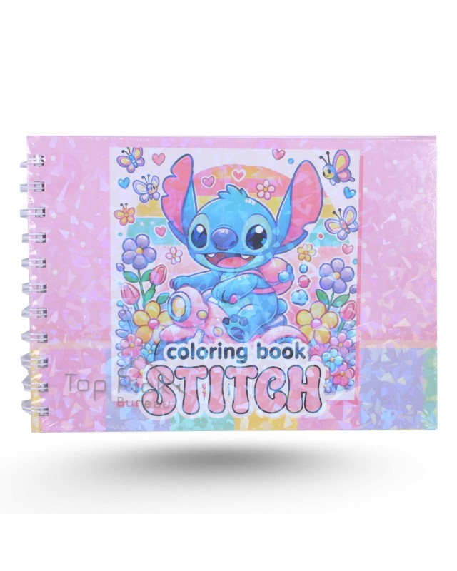 Livre De Coloriage Wiro Disney - Stitch Rose