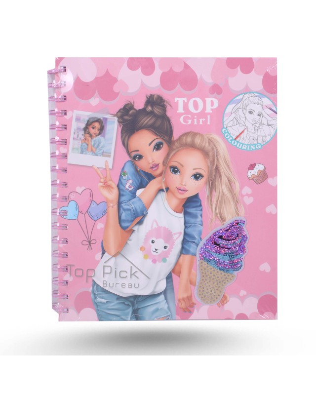 Livre De Coloriage - Top Girl