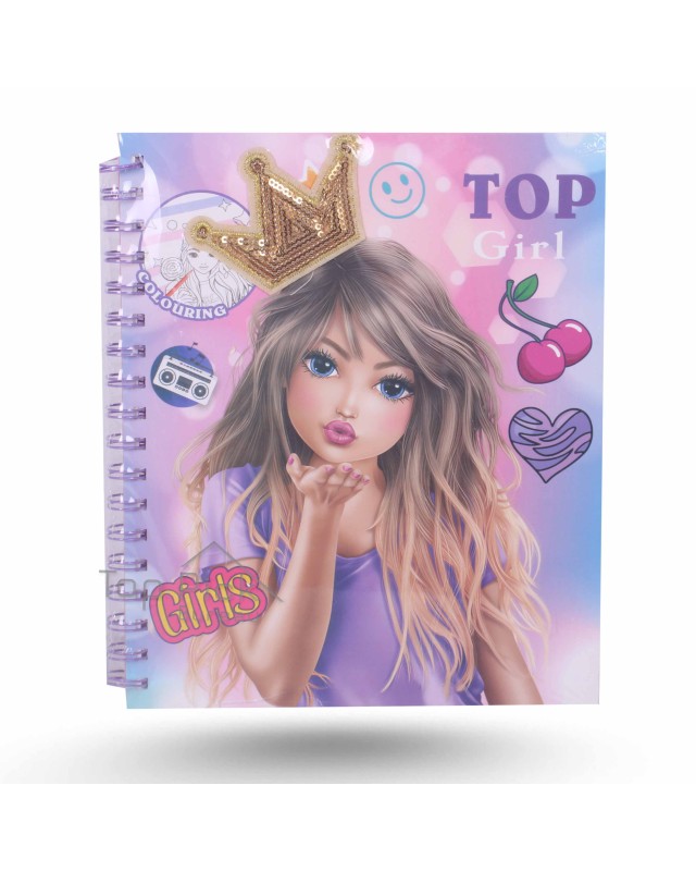 Livre De Coloriage - Top Girl