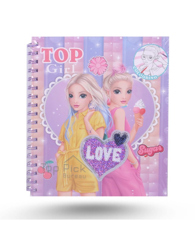 Livre De Coloriage - Top Girl