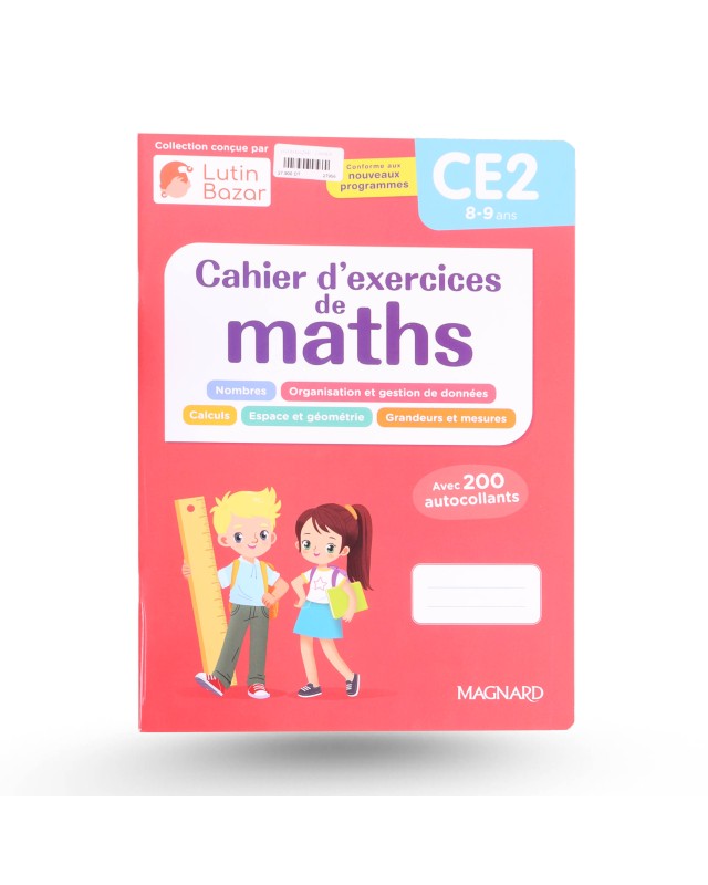 Lutin Bazar : Cahier D'Exercices Maths - CE2