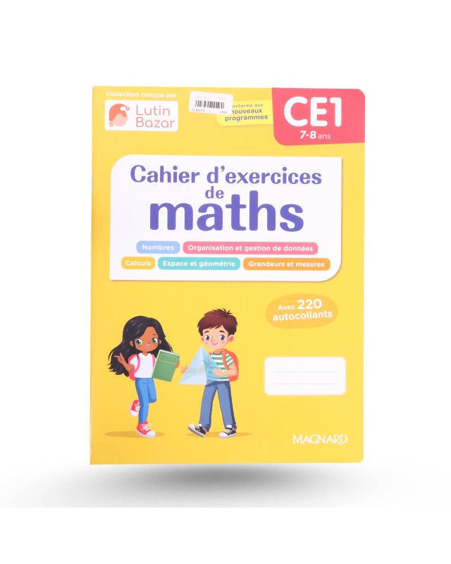 Lutin Bazar : Cahier D'Exercices Maths - CE1