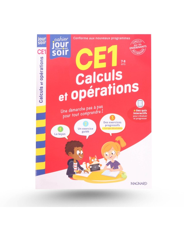 Cahier Jour Soir - Calculs Et Opérations - CE1