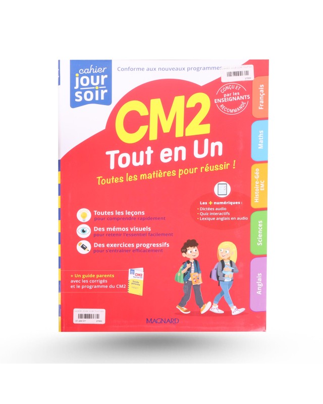 Cahier Jour Soir - Tout En Un - CM2